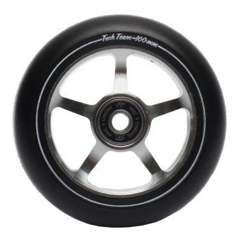 Колесо Tech Team для трюкового самоката 100*24мм 5 star grey, серого цвета